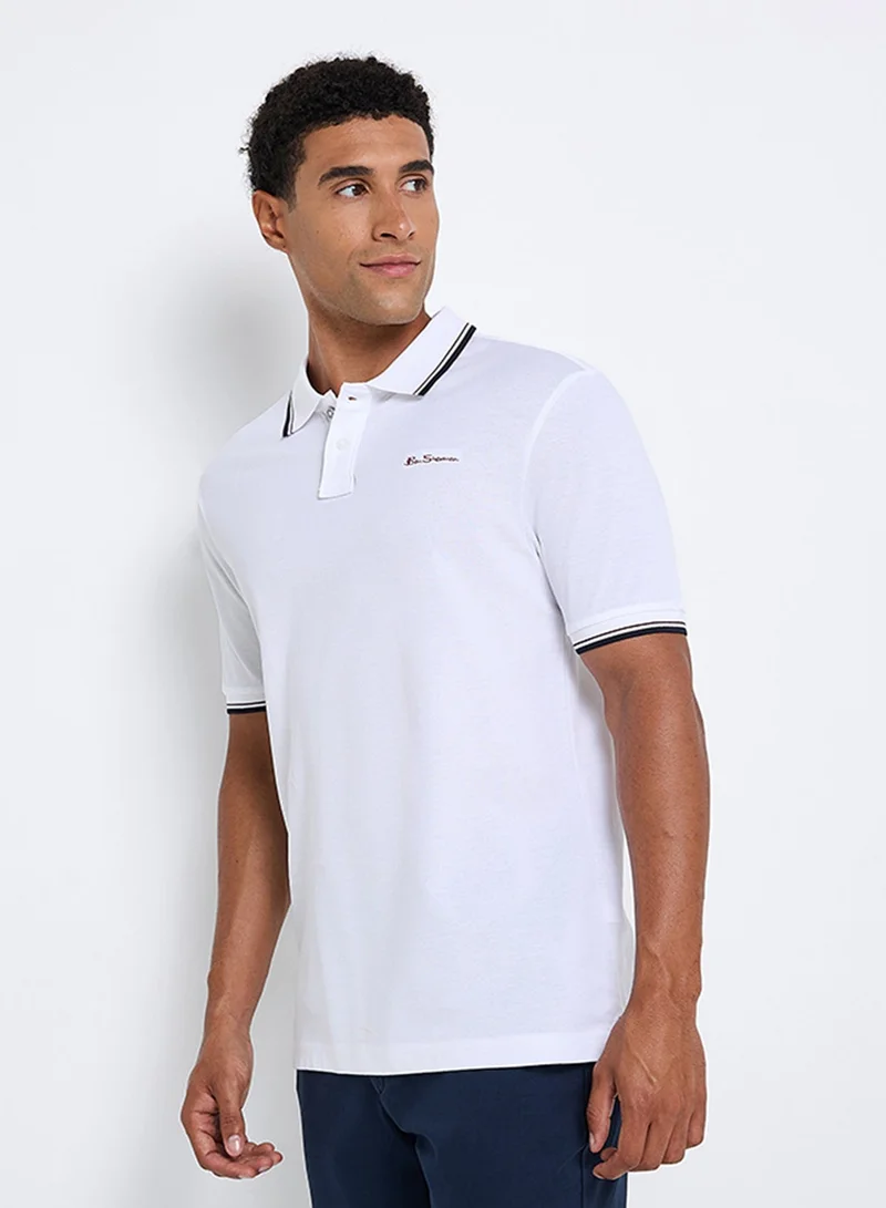 بين شيرمان بولو كلاسيك بياقة مدببة